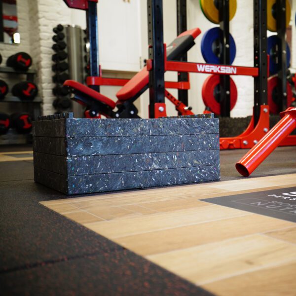 DC Blocks - stackable deadlift blocks made from 100% recycled plastics