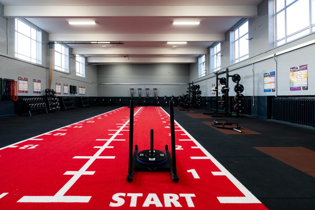 Gym installation at Hardenhuish - Wiltshire Schools