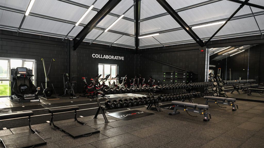 NUFC Academy gym installation