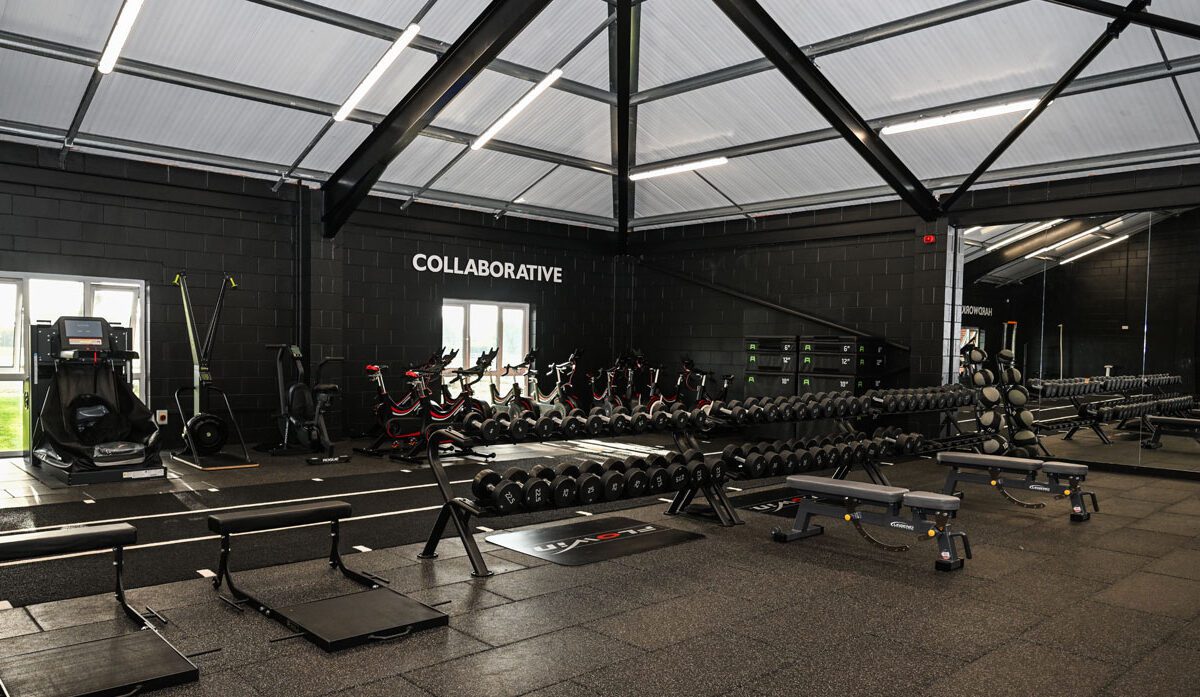 NUFC Academy gym installation