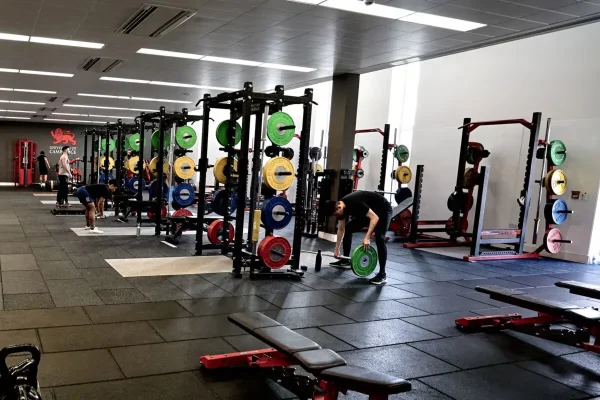 colour-coded weights for inclusive gym spaces